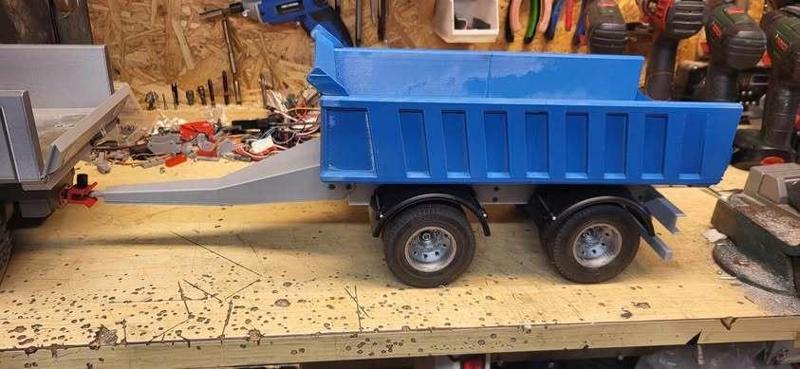 1/14 2 axle old tippertrailer