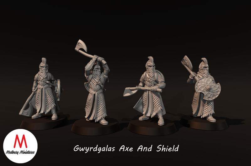 Gwyrdgalas Warriors Axe And Shield