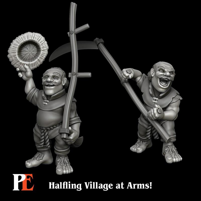 Halfling Farmer - Scythe