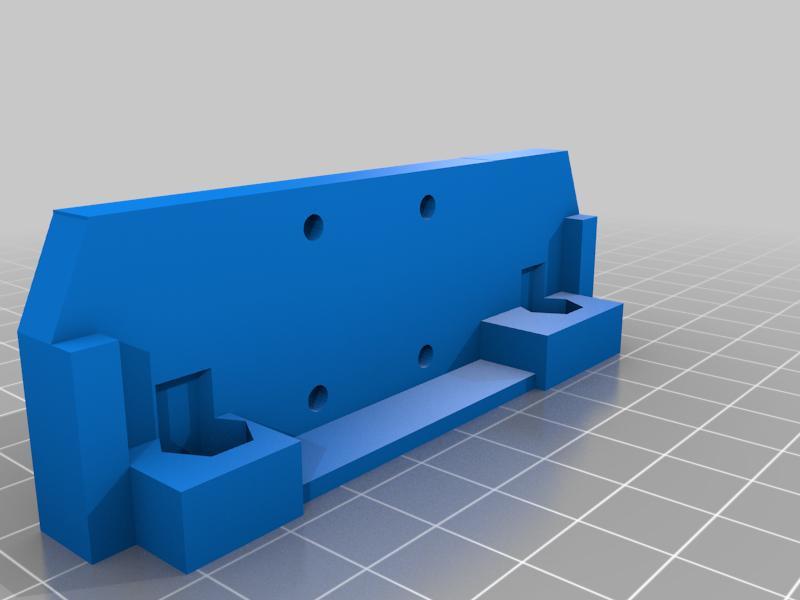 Simple Ender 3 Pro Y Rail Mount - Shifted
