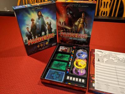 Pandemic With On the Brink Board Game Box Insert Organizer
