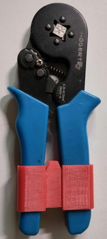 Crimping pliers hogert holder