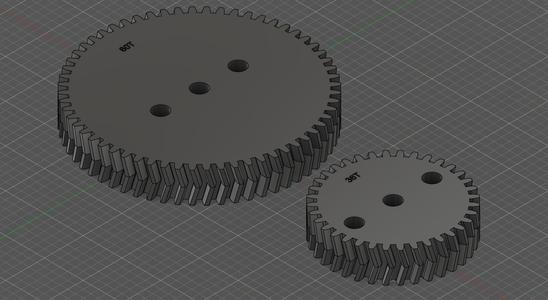 Herringbone 36T & 60T Gears