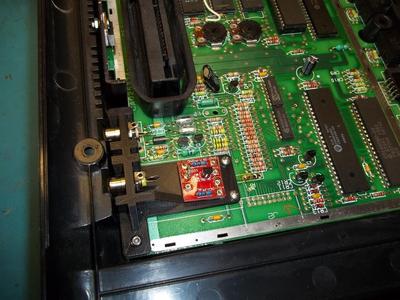 Atari 7800 No Cut A/V Mod