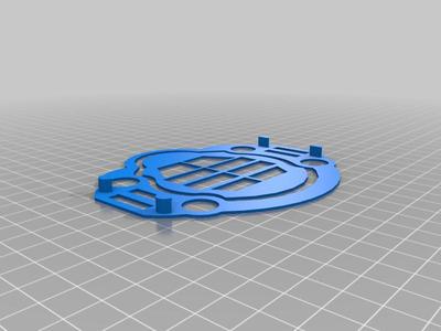 Fast-print facemask frame