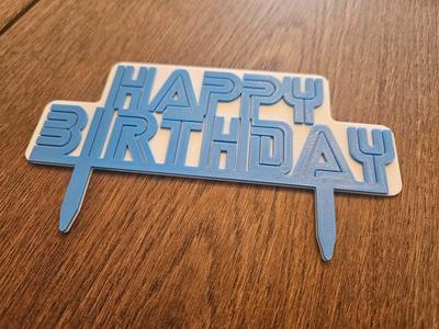 Sega Birthday Cake topper