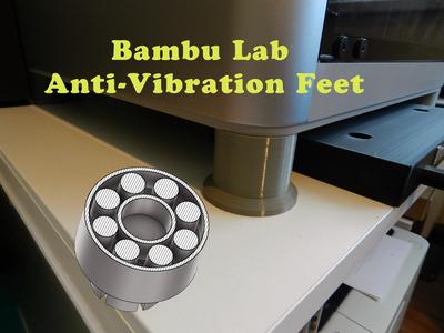 Bambu Lab P1S/X1C Anti-Vibration Feet