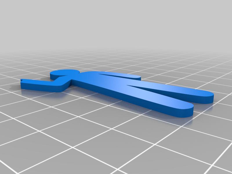 Stickman Leve le Doigt