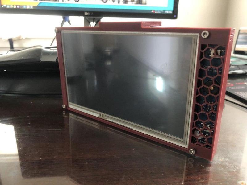 PanelDue 7i Case for the Railcore II 