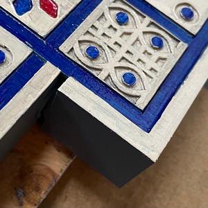 Royal Game of Ur with additional border at hinge