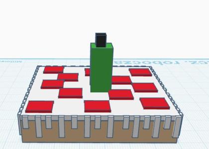 minecraft cake