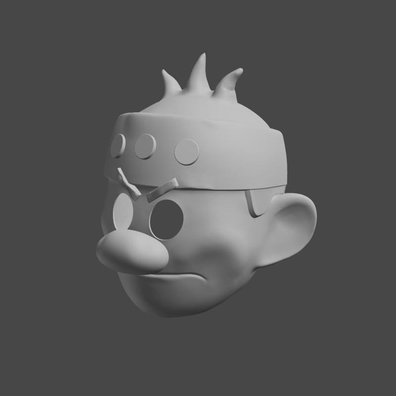 Hockey player mask, Puck! Puck!