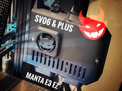 Sovol SV06 & PLUS Manta E 3 EZ Mainboard Enclosure   