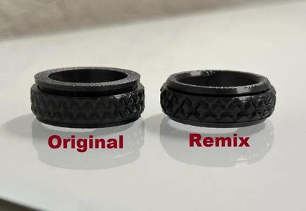 Refined Fidget/Spinner Ring   