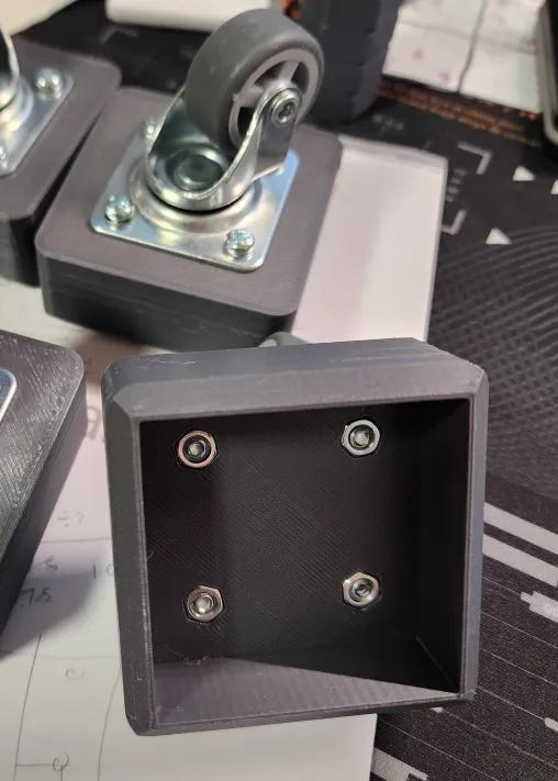 IKEA LACK feet with castor wheel   