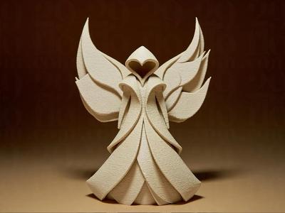 Abstract ANGEL Sculpture   