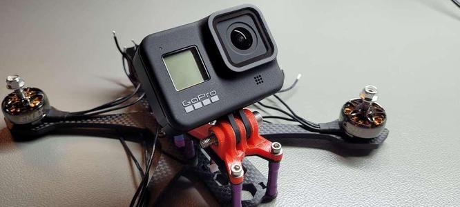 Lumenier QAV-S 5" GoPro Hero 8 TPU Mount