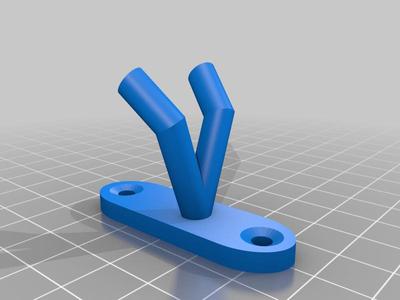 Simple wall mounted hooks