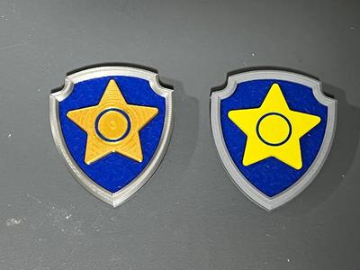 Chase Badge - 2 color star   