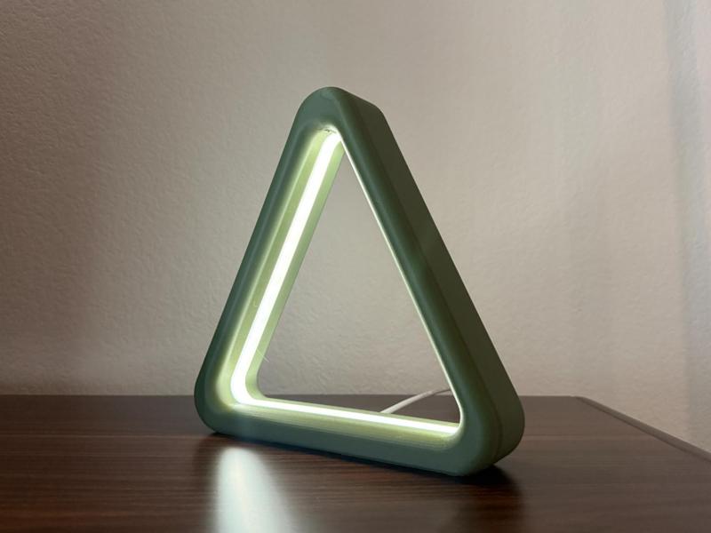 Modern Triangle Desk Light