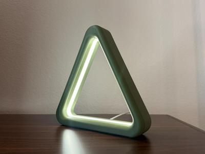 Modern Triangle Desk Light