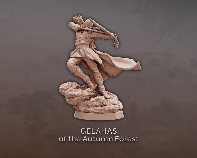 Gelahas of the Autumn Forest - Elf Bowman Fighter
