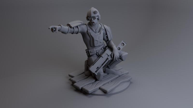 Wasteland Mercenary Captain