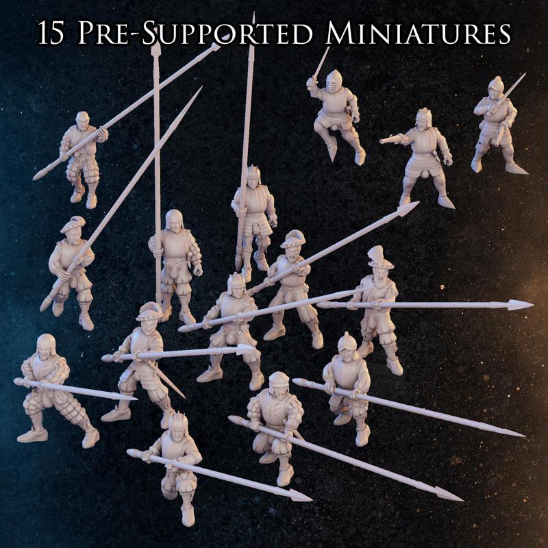 Landsknecht Pikemen - Pike & Shot