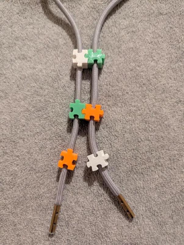 Jigsaw Hoodie Beads   