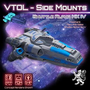 VTOL Side Mounts - Shuttle Alpha MK IV