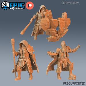Dwarf Cleric Player Character Set / Little Villager / Mysterious Halfling / Half Gnome / Dwarfen Encounter
