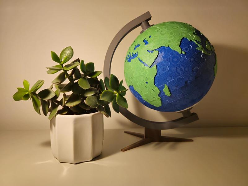 182 Piece Globe Earth Jigsaw Puzzle
