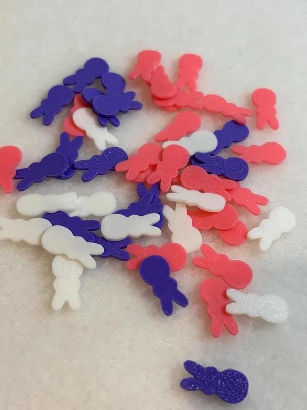 Peep Bunny easter confetti   