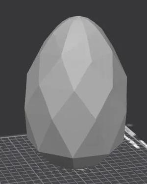 Geometric Easter egg   