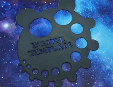 Airbrush Eclipse Template