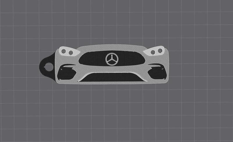 Mercedes-AMG C63 W206 Keychain   