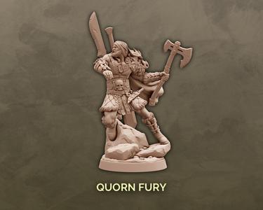 Quorn Fury - Human Barbarian