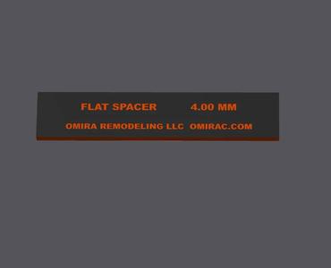 Flat drawer setup spacers   