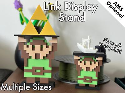 8bit Link Display Stand - Legend of Zelda
