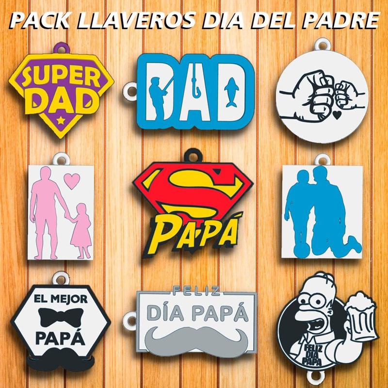 PACK LLAVEROS " DIA DEL PADRE " / KEY CHAIN