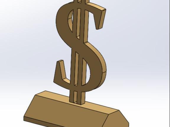 Dollar Sign with base