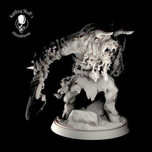 Minotaur heads collectionner STL supported