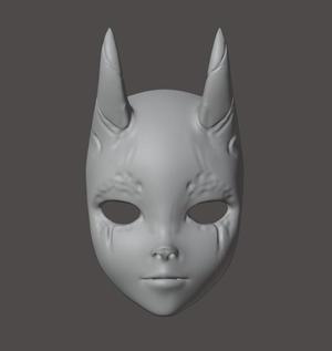 anime dragon girl mask