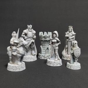 Fantasy human army chess set 2