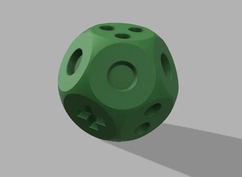 D12 dice for "Lotti Karotti"   