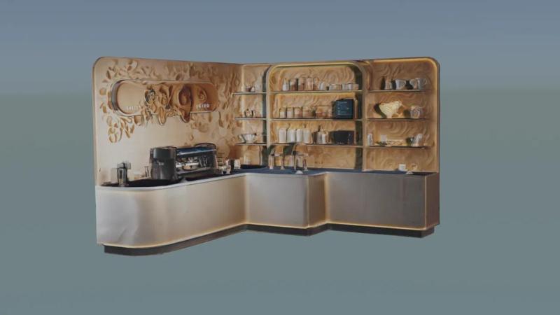 3D Coffee Corner   