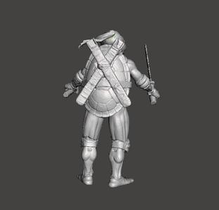 ninja turtle leonardo tmnt articulated posable ninja turtle