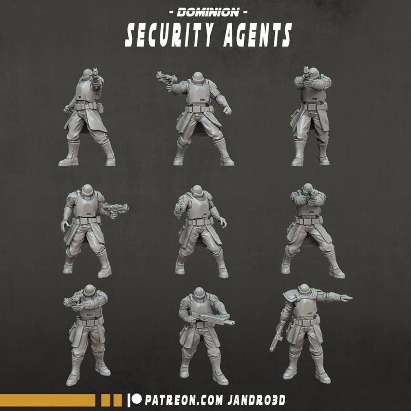 Security Agents - Kitbashing Set