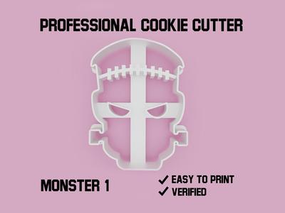 Monster 1 cookie cutter