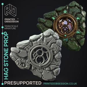 Hag Stone - Prop -  PRESUPPORTED - Illustrated and Stats - 32mm scale